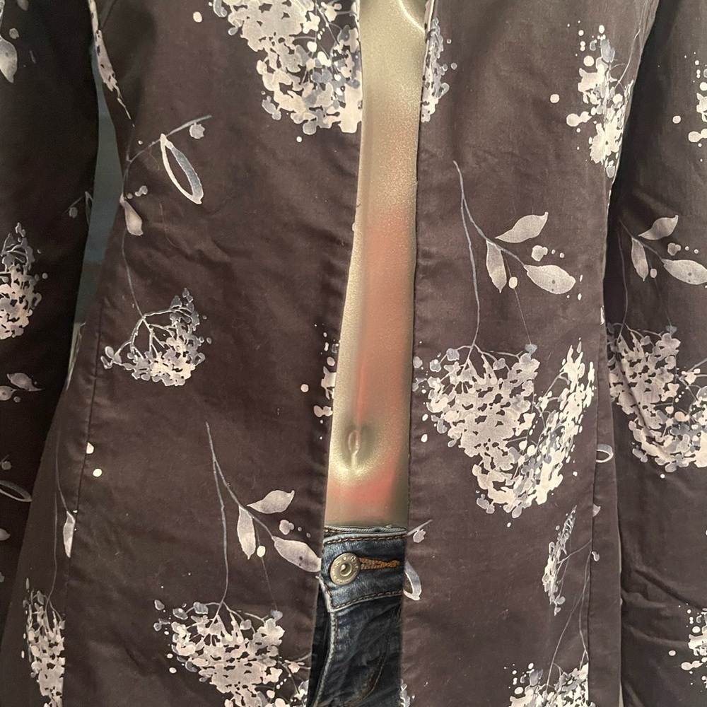 REBA Chic Floral Black & White Jacket Sz. 4 NWOT - Picture 4 of 15